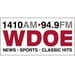 94.9FM & 1410 AM WDOE - WDOE